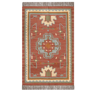 Grand Tapis Kilim en Laine de Jute Fabriqué à la Main de Luxe Oversize Pendaison de Crémaillère Tapis en Jute Chemin de Fer Tapis en Jute en Laine Fait à la Main - Product Image 3