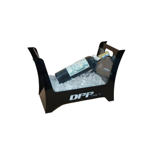 Estante de vino de acrílico transparente de alta calidad, portabotellas de plástico con función de refrigeración, estilo de madera maciza, buen precio - Product Image 1