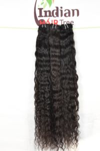 Extensiones de Cabello Humano Virgen Natural Indio 100% Baratas, Color Negro, Rizado, Cutícula Alineada, Sin Procesar - Product Image 5