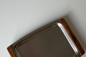 ถาดเสิร์ฟผลไม้สแตนเลสแบบมินิมอลด้ามจับทำจากไม้ที่เก็บผลไม้สำเร็จรูปแบบแห้งสำหรับงานแต่งงานงานฟาร์มดีไซน์แบบมินิมอล - Product Image 6