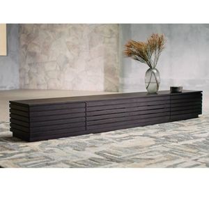 Armoire latérale de salle à manger pour buffet de restaurant minimaliste de luxe en bois de teck massif de haute qualité - Product Image 5