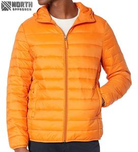 Chaqueta acolchada holgada personalizable para adultos Bomber de invierno de alta calidad Cuello redondo Cremallera Logotipo frontal Nylon Sólido Fácil de usar Brillante - Product Image 5