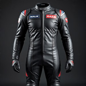 Traje de carreras de motocicleta | Cuero resistente | Tamaño personalizado disponible | Uso profesional | Estándares DE SEGURIDAD CE - Product Image 6