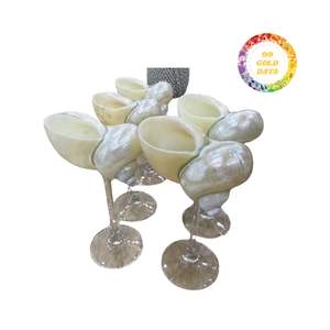 เปลือกหอยธรรมชาติทำขึ้นอย่างสวยงามเป็นมิตรกับสิ่งแวดล้อมหรูหราสามารถ101200มล. สำหรับงานแต่งงานชายหาดสไตล์โบโฮ - Product Image 2