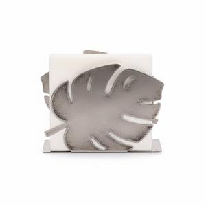 Leaf Design Iron Metal <b>Napkin</b> Holder Antique <b>Silver</b> Finished for Home Dining Table Decorations Handmade <b>Napkin</b> Holders - Product Image 1