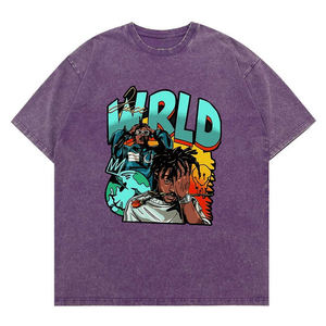 2026 New Arrival <strong>Juice</strong> <strong>WRLD</strong> Graphic <strong>T</strong> <strong>Shirt</strong> Vintage Retro Hip Hop Music Fans Tee Washed Knitted Unisex Streetwear - Product Image 6