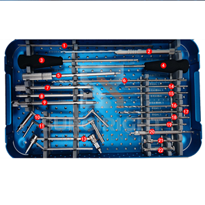 Caja quirúrgica ortopédica Kit de instrumentos para extremidades inferiores de Surgiright - Product Image 2
