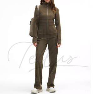 Conjunto Deportivo de 2 Piezas para Mujer, Ligero, de Invierno, Personalizado, de Alta Calidad, 2025, Poliéster/Algodón - Product Image 3