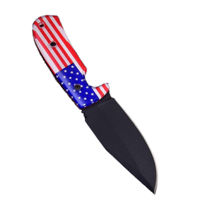 Cuchillo Bowie de Caza de Acero Inoxidable de Alta Calidad con Mango de Madera, Funda de Cuero y Hoja de Punta Fija para Exteriores - Product Image 6