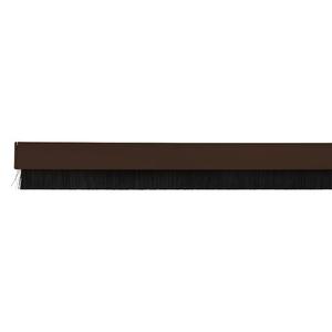 Barre d'étanchéité avec brosse arrondie K6 1000x25mm, marron - Product Image 1
