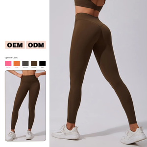 Pantalones de yoga Ropa de Yoga de secado rápido Pantalones de fitness ajustados de cintura alta - Product Image 4