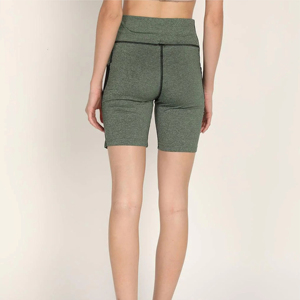 Wholesale Custom Casual Shorts Lightweight and Breathable High-Waisted Elastic Waist Summer Shorts Ideal for <b>Yoga</b> and Travel - Product Image 4