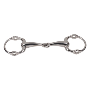 BRAND ZONE Mèche à rouleau Eggbutt en acier inoxydable de haute qualité avec doubles rouleaux en cuivre et incrustation de cuivre Tack équestre - Product Image 6