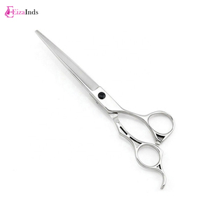 EIZA INDS-Tijeras de peluquero profesional con reposapiés fijo, diseño personalizado y hoja de acero inoxidable con logotipo - Product Image 4