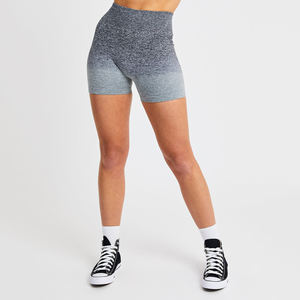 Hot Sale Women's High-Waist Biker Shorts Breathable Gym Fitness Yoga Logo Decorated <b>Tight</b> Fit with Sexy Plain Dyed Look - Product Image 1