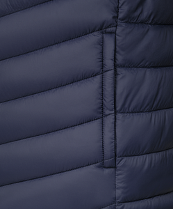 Veste matelassée réversible décontractée pour hommes, bouffant léger en polyester avec fermeture à glissière sur le devant, tenue de voyage confortable, parfaite - Product Image 3