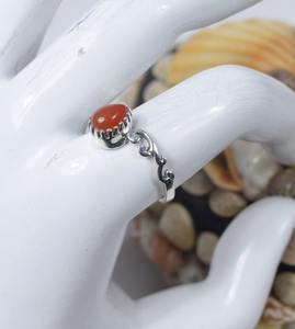 Anillo de Compromiso Hecho a Mano para Hombre con Piedra de Ágata, Plata de Ley 925 Maciza con Baño de Rodio, Diseño Clásico, Sello 925 - Product Image 2