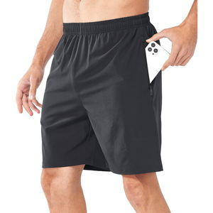 Pantalones cortos transpirables de alta calidad para hombre, pantalones cortos informales para gimnasio, nuevo diseño, pantalones cortos para correr, bolsillos en la cintura elástica - Product Image 3