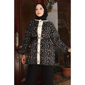 Ensemble décontracté pour femmes 100% acrylique en noir Style 6147 - Product Image 2