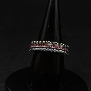 แหวนค็อกเทลชุบทองสีขาวสุดหรูแหวน925เงินสเตอร์ลิงประดับเพชร CZ แหวนหมั้นสำหรับงานแต่งงาน - Product Image 1