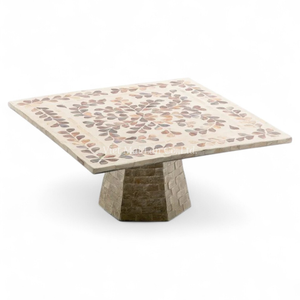 Support à gâteau en nacre en gros, fait à la main, présentoir à dessert en coquille pour la décoration de table de gâteau, fabricant direct du Vietnam - Product Image 6