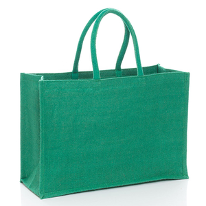 ถุงช้อปปิ้งผ้าปอกระเจาพร้อมหูหิ้วบุผ้าฝ้ายย้อมสีพิมพ์ลายได้ตามต้องการเป็นมิตรต่อสิ่งแวดล้อม - Product Image 2