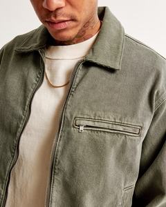 Veste en jean personnalisée de haute qualité pour hommes veste en toile vintage de style streetwear d'automne pour homme - Product Image 5