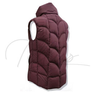 Chaleco Acolchado con Cierre para Mujer, de Alta Calidad, Ecológico, Informal de Invierno, de Algodón Transpirable, Ligero, Moderno, con Cuello Alto, Color Sólido - Product Image 5