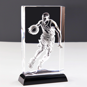 รางวัลแกะสลักแบบกําหนดเองรางวัลกีฬาคริสตัลใส - Product Image 4