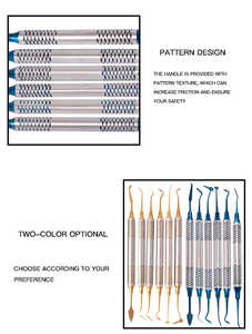 Kit de Espátulas de Resina Compuesta para Relleno Dental, con Punta Recubierta, Kit de Higiene Dental, Herramienta de Odontología con Certificación CE ISO SurgiRight - Product Image 3