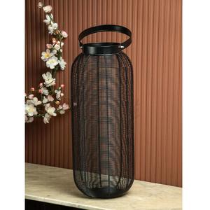 Portavelas de jaula hecho a mano, farol, decoración navideña, alambre de hierro, decoraciones para exteriores, candelabro de luz en T, farolillos de Metal - Product Image 6