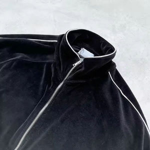 Survêtement en velours 100% coton avec logo personnalisé, style tendance pour homme, taille plus pour l'hiver - Product Image 6