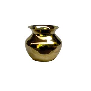 Lota ทองเหลืองมล. คุณภาพสูงเคลือบเงาสีทองสำหรับวัดและโบสถ์สำหรับงานเฉลิมฉลองเทศกาลดิวาลี - Product Image 1