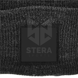 Vente en gros de bonnets d'hiver unisexes en coton biologique respirant et imperméable avec design personnalisé - Product Image 4