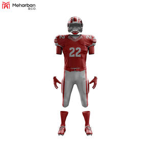 เสื้อฟุตบอลอเมริกันแบบขายส่ง ออกแบบเองได้ ระบายอากาศได้ดี ไซส์ใหญ่ คุณภาพสูง ใหม่ ปรับแต่งชื่อและหมายเลขได้ - Product Image 3