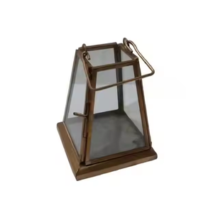 Stylish Iron Indian <b>Lantern</b> <b>Candle</b> <b>Holder</b> with Handle Home Decor Wire Mesh Metal for Christmas by decor impex - Product Image 3