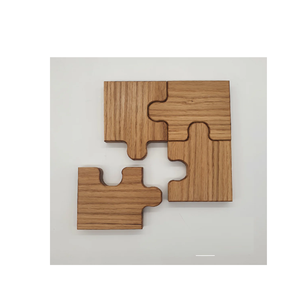 Solid Acacia Wood <b>Puzzle</b> coaster Wooden <b>Puzzle</b> Adult Unique Shape <b>Jigsaw</b> <b>Puzzle</b> coaster Handicrafts Top Sale - Product Image 4