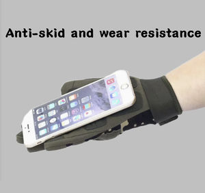 Gants de motocross personnalisés en cuir synthétique souple coupe-vent légers et respirants pour les courses de moto en plein air - Product Image 6