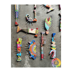 Jouets et fournitures d'artisanat en bois inachevés pour enfants, hérisson, hippocampe, dinosaure, poisson, oiseau, etc. - Product Image 5