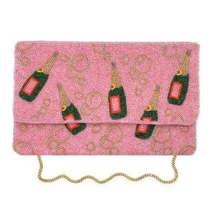 Bolso de noche de algodón hecho a mano con cuentas y bordado estilo clásico colores mezclados para mujer - Product Image 2