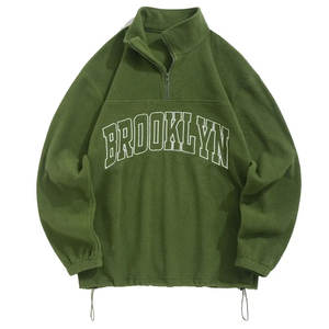 OEM Plain Dropped hombro de manga larga de algodón sudaderas con capucha de los hombres de encargo del logotipo impreso de gran tamaño de cuello redondo sudaderas - Product Image 1