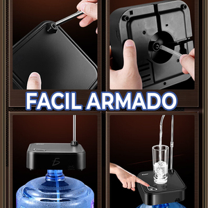 Dispenser d'Acqua Elettrico Portatile con Pompa Automatica, Batteria Ricaricabile USB, Struttura in Plastica per Installazione su Scrivania - Product Image 2