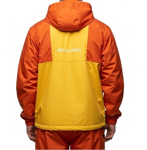 ชุดวอร์มลำลองผู้ชายผ้าโพลีเอสเตอร์ 100% สำหรับฤดูหนาว สไตล์สตรีทแวร์ พร้อมเสื้อแจ็คเก็ตสะท้อนแสง 3M กางเกงจ็อกเกอร์ กันลม แห้งเร็ว ระบายอากาศได้ดี - Product Image 4