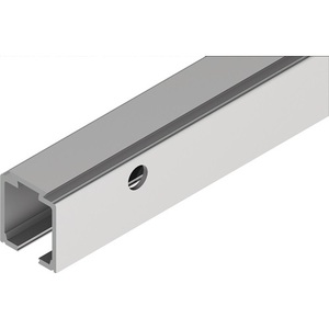 Aluminum EV1 Anodized 140mm Running <b>Rail</b> 2500mm Bearing Length <b>Wall</b>-Mounted HELM for Curtain Poles Tracks & Accessories - Product Image 1