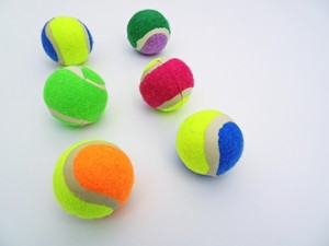 Pelota de tenis de color rosa al por mayor, pelotas de tenis de bádminton suaves de práctica de buena calidad, logotipo personalizado - Product Image 2