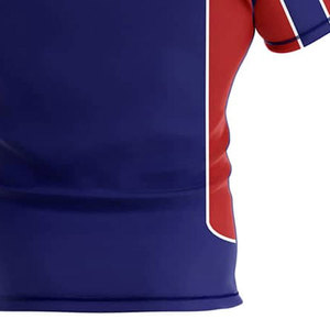 Maillot de rugby pour homme à manches courtes, vêtements de sport, tissu respirant, coupe athlétique confortable, durable pour l'entraînement et les matchs - Product Image 5