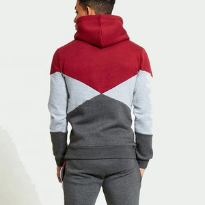 Ensemble de survêtement unisexe personnalisé en coton 100% avec blocs de couleur pour homme, survêtement de grossesse, survêtement lourd, design uni - Product Image 6