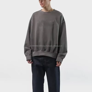 Sudadera con Capucha Personalizada para Hombre, Estilo Urbano, con Bolsillo Delantero, Informal, de Felpa Gruesa de 400g, Lavada al Ácido - Product Image 5