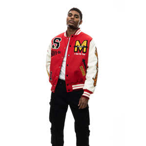 Veste de plein air chaude d'hiver en laine/polyester Letterman à la mode coupe-vent décontracté de haute qualité Stand personnalisé pour hommes - Product Image 3