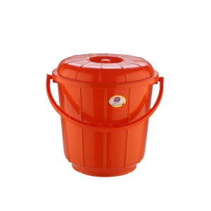 Household Portable <b>Plastic</b> Large Storage <b>Bucket</b> of Water With Lid Available in Bulk Quantity 3 Liters - Product Image 2